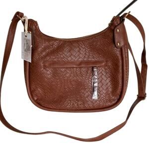 Brand New Jessica Simpson Katrina Satchel Handbag Purse Brown